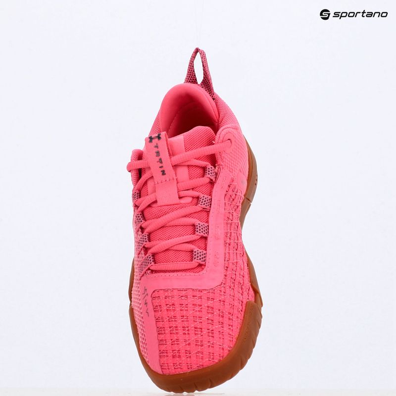 Кросівки для тренувань жіночі Under Armour TriBase Reign 6 super pink/super pink/downpour gray 9