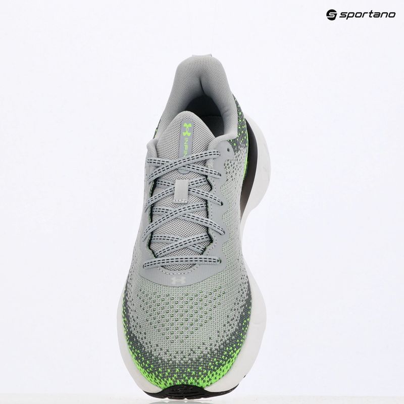 Кросівки для бігу чоловічі Under Armour Infinite mod gray/hyper green/black 9