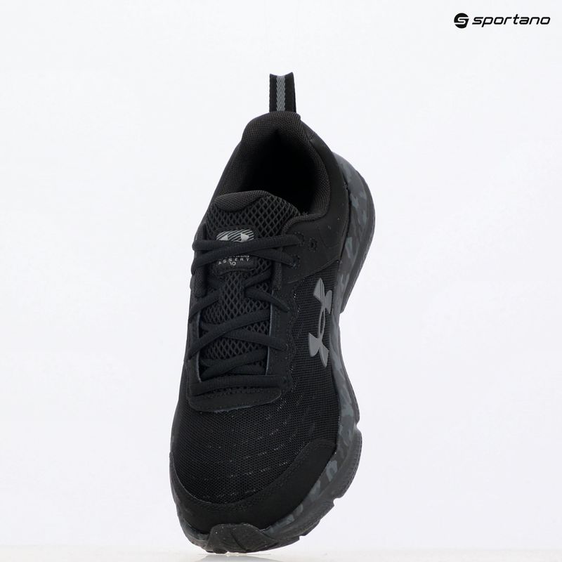 Кросівки для бігу чоловічі Under Armour Charged Assert 10 Camo black/black/pitch gray 6