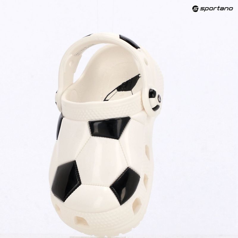 Шльопанці дитячі Crocs Classic Soccer Ball Clog Kids Toddler white/black 11