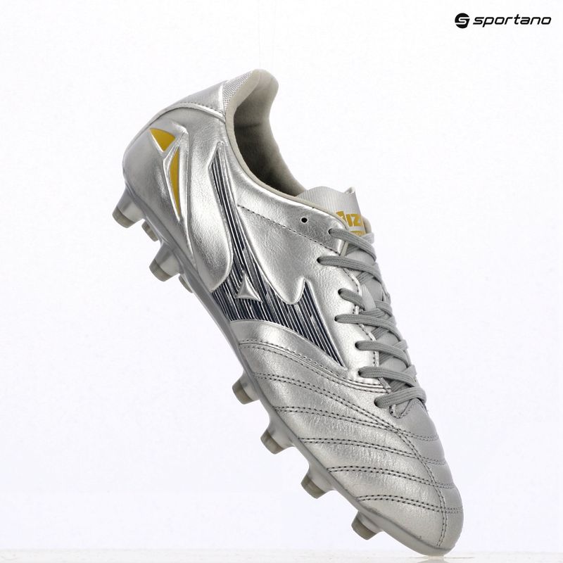 Кросівки футбольні чоловічі Mizuno Morelia Neo IV Pro Md galaxy silver/8605 c/cool gray 3c 9