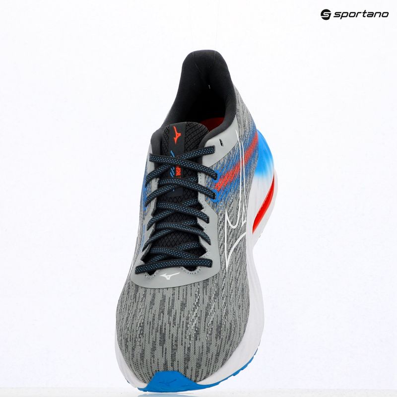 Кросівки для бігу чоловічі Mizuno Wave Inspire 21 pearl blue/white/blue pace 10