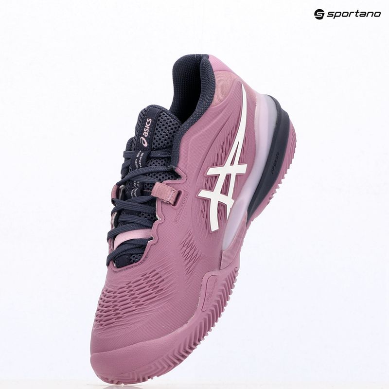 Жіночі тенісні кросівки ASICS Gel-Resolution X Clay уб/білий 9
