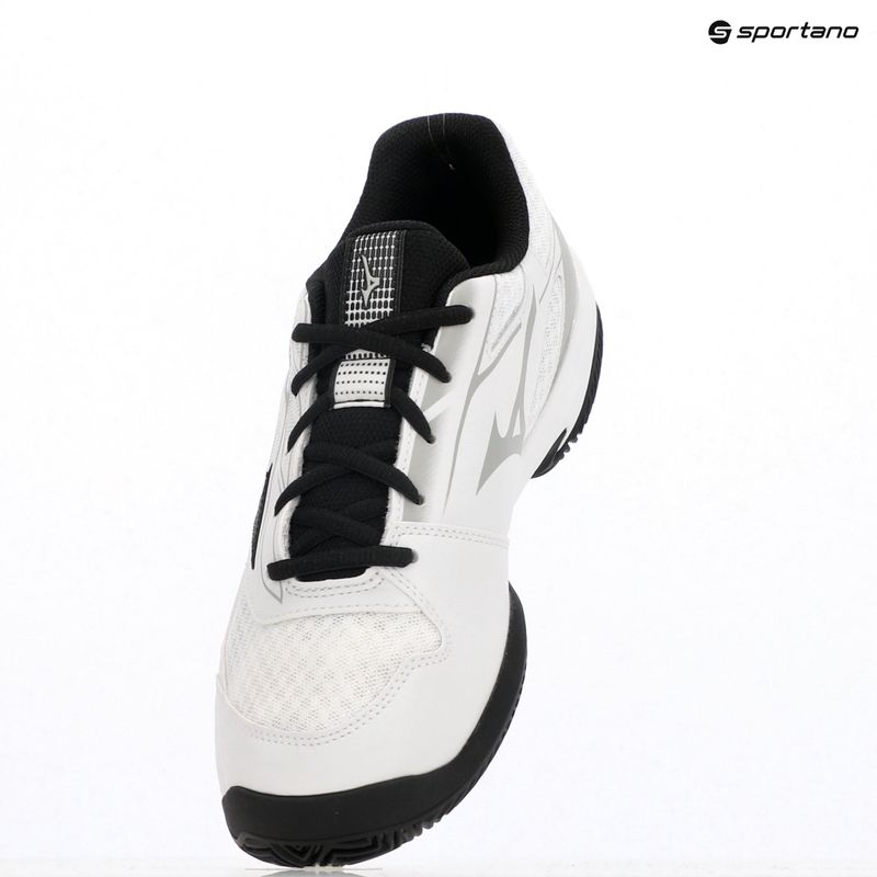 Кросівки тенісні чоловічі Mizuno Break Shot 5 CC white/ black/ harbor mist 9
