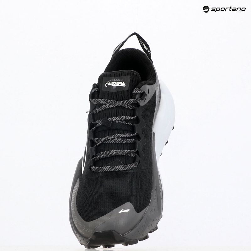 Кросівки для бігу чоловічі Brooks Caldera 8 black/blackened pearl/white 9
