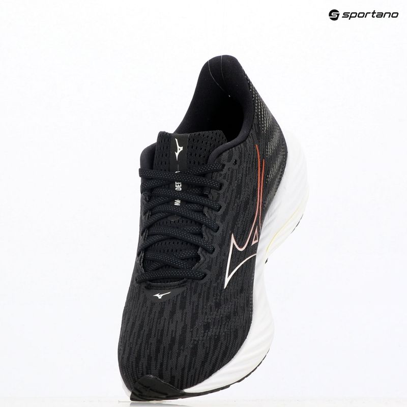 Чоловічі кросівки Mizuno Wave Rider 28 чорний/білий/вечірня примула 9