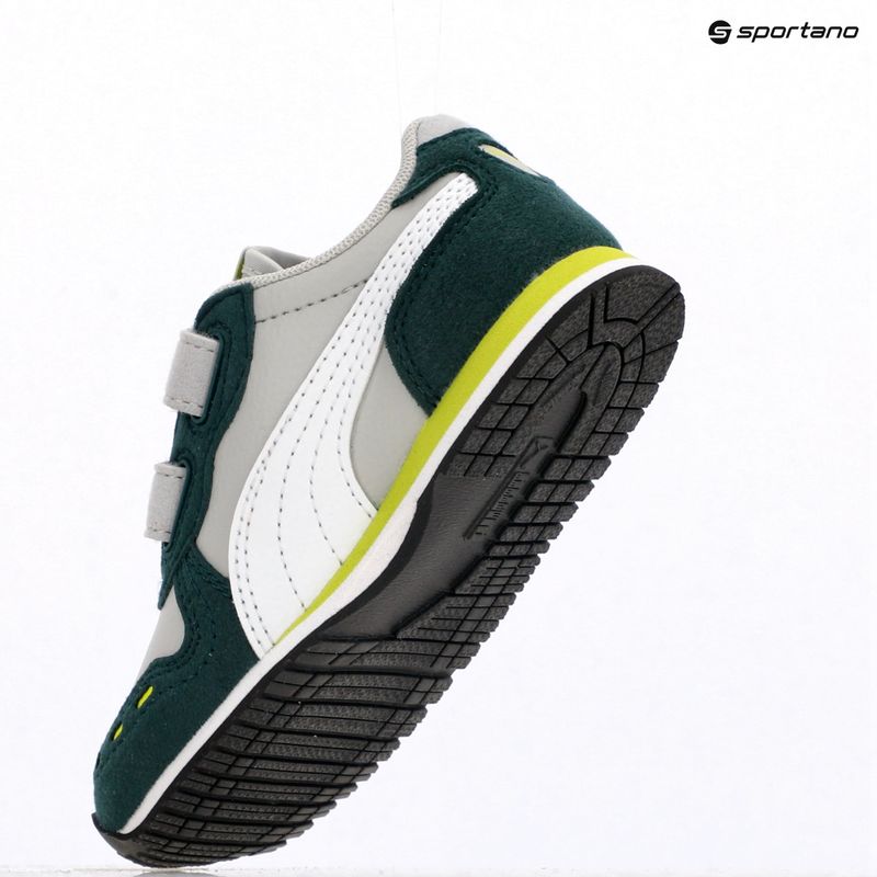 Кросівки дитячі PUMA Cabana Racer SL 20 V Inf coollightgray/pumawhite/darkmyrtle/limesmash 9