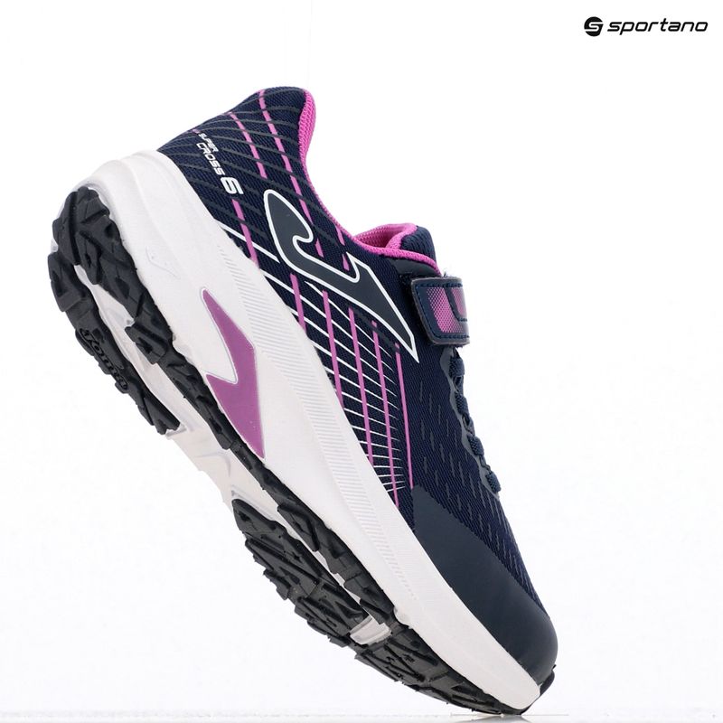 Кросівки для бігу дитячі Joma Super Cross navy/ fuchsia 9