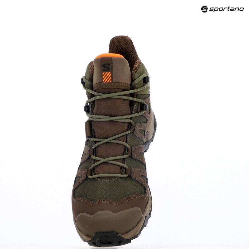 Черевики трекінгові чоловічі Salomon X Ultra Tracker GTX green/earth brown/sharkskin 18