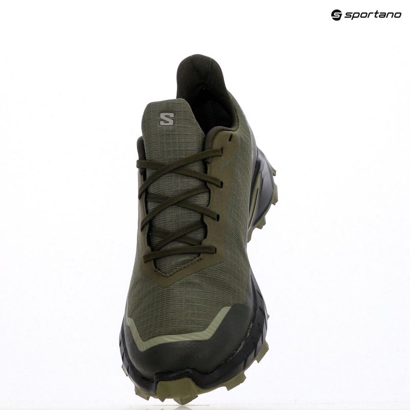 Кросівки для бігу чоловічі Salomon Alphacross 5 GTX olive night/black 11