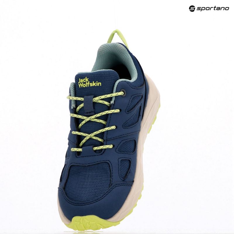 Черевики трекінгові дитячі Jack Wolfskin Woodland 2 Texapore Low evening sky 9