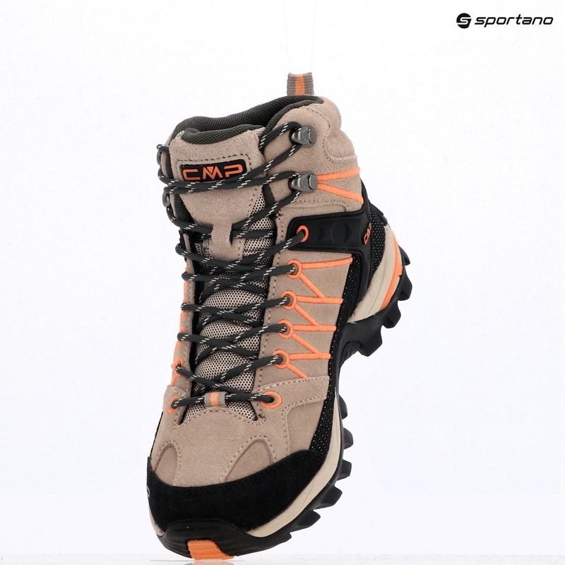 Черевики трекінгові жіночі CMP Rigel Mid Wp sabbia/salmone 9