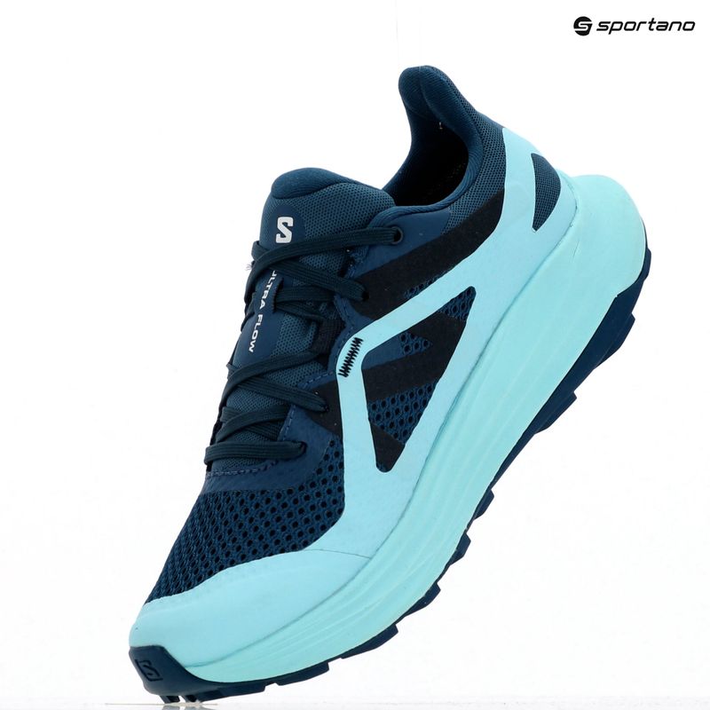 Кросівки для бігу жіночі Salomon Ultra Flow GTX deep dive/tanager turquoise/carbon 15