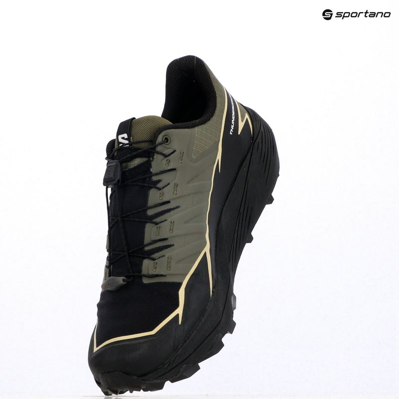 Кросівки для бігу чоловічі Salomon Thundercoss GTX olive night/black/alfalfa 11