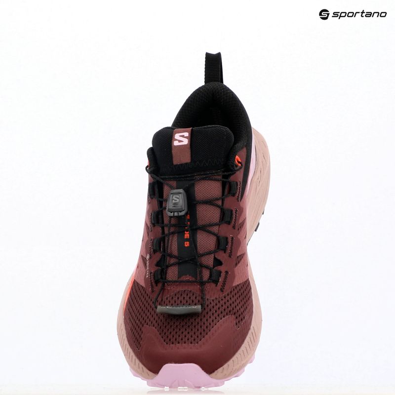 Кросівки для бігу жіночі Salomon Sense Ride 5 GTX catawba grape/orchid bouquet/cherry tomato 14