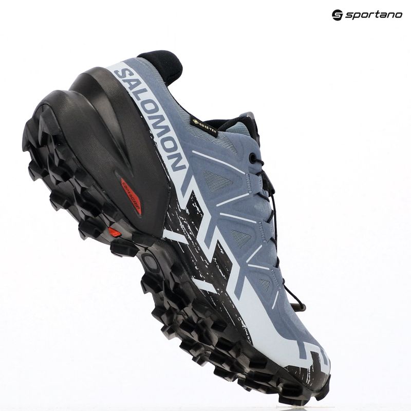Кросівки для бігу жіночі Salomon Speedcross 6 GTX flint/black/heat 15