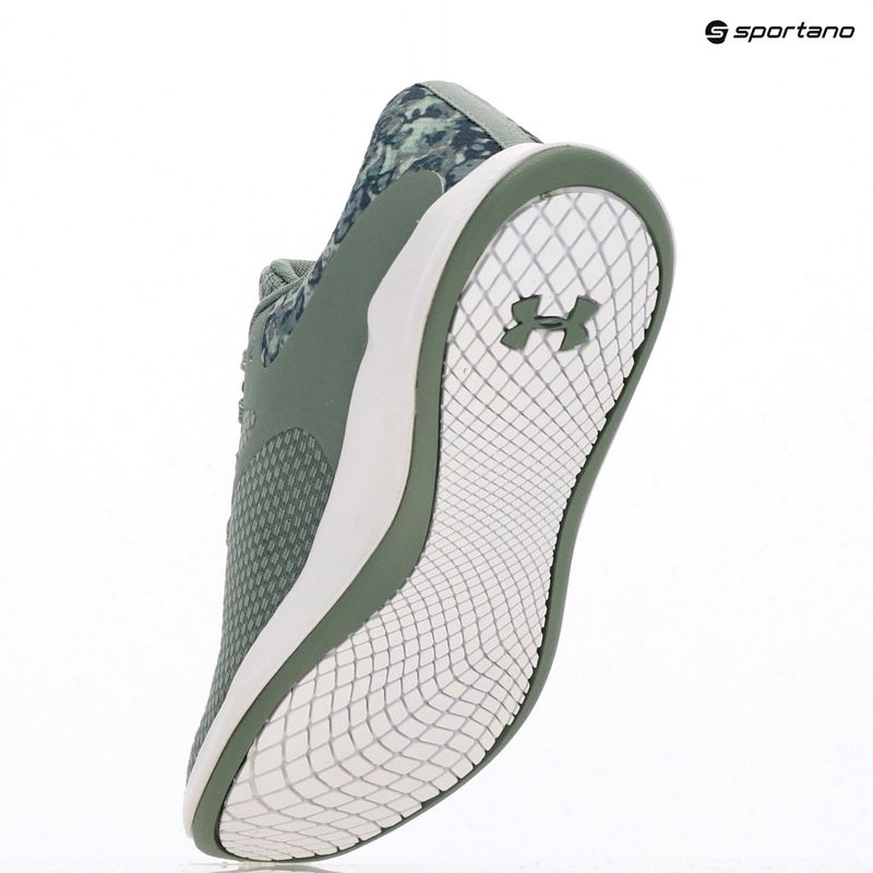 Кросівки для тренувань жіночі Under Armour Charged Aurora 2+ silica green/white/metallic silica 15