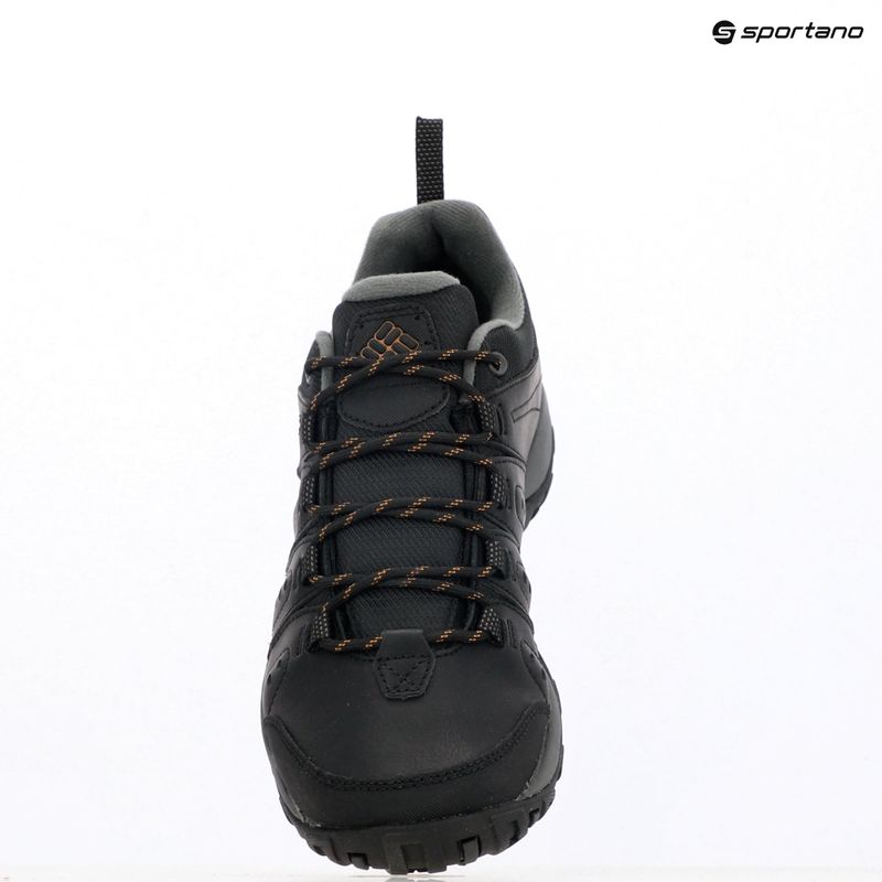Кросівки туристичні чоловічі Columbia Woodburn II Waterproof black/caramel 18