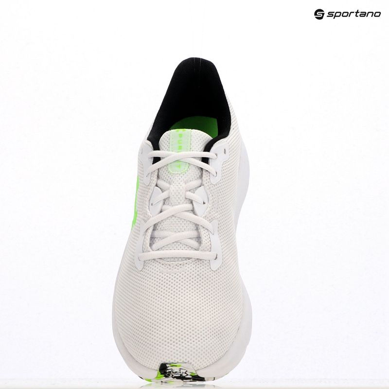 Кросівки для бігу чоловічі Under Armour Charged Pursuit 4 white/black/hyper green 10
