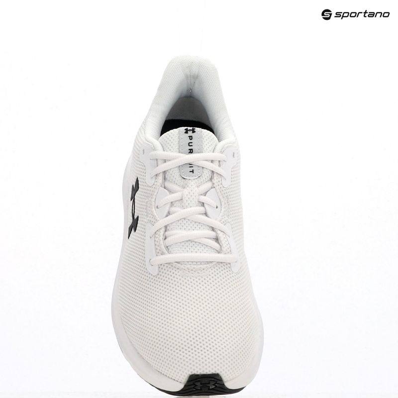 Кросівки для бігу чоловічі Under Armour Charged Pursuit 4 white/white/black 9
