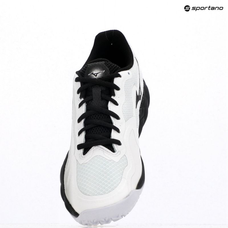 Кросівки тенісні чоловічі Mizuno Wave Enforce Court CC white/ black/ iron gate 9