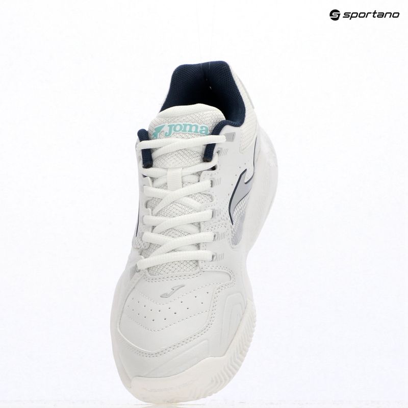 Кросівки тенісні жіночі Joma Master 1000 Lady C white/ turquoise 15