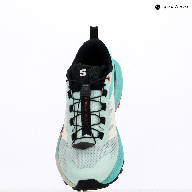 Кросівки для бігу жіночі Salomon Sense Ride 5 bay/black/cherry tomato 15