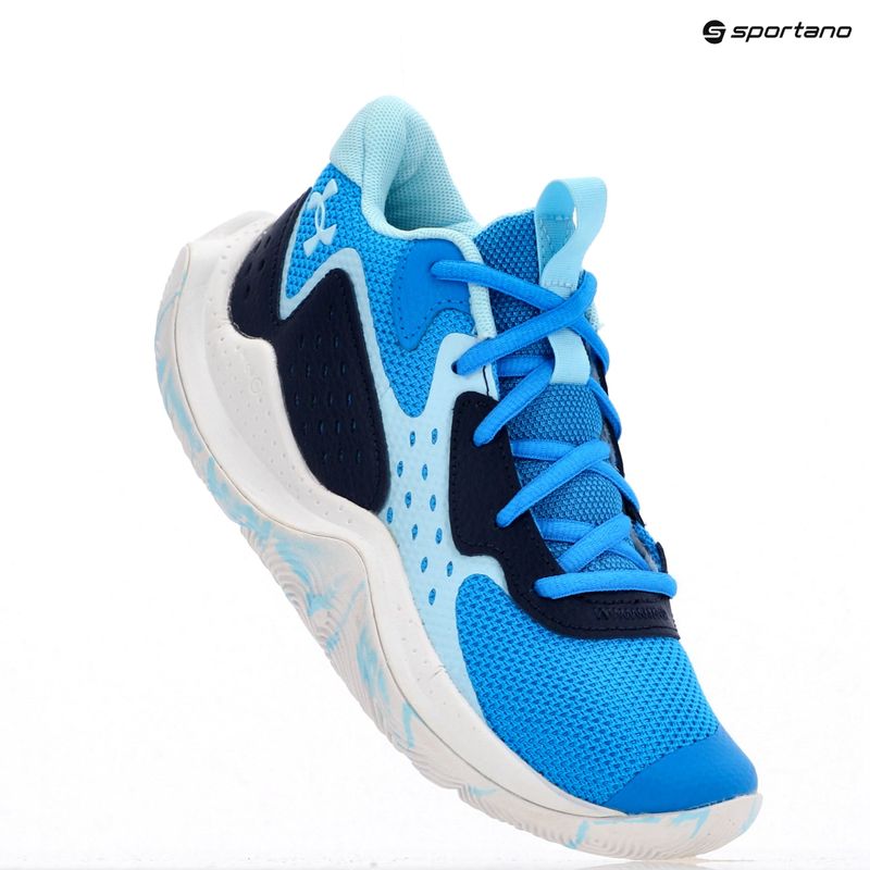 Кросівки баскетбольні дитячі Under Armour grade School Jet '23 electric blue/midnight navy/stream 14
