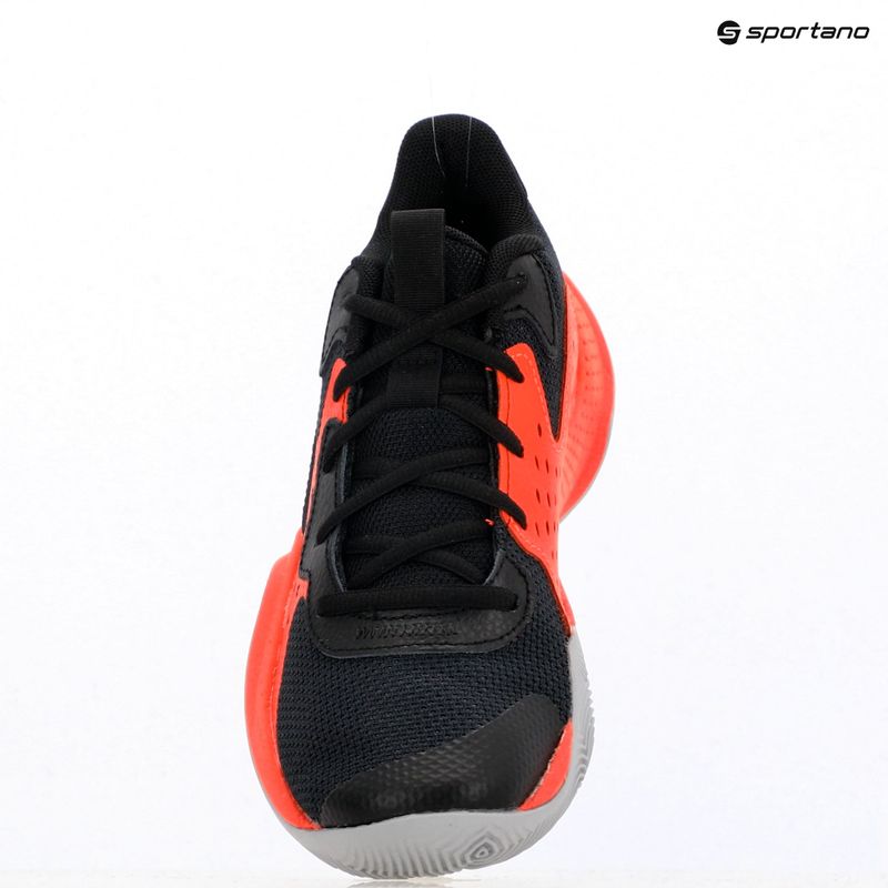 Кросівки баскетбольні дитячі Under Armour grade School Jet '23 black/ares red/mod gray 14