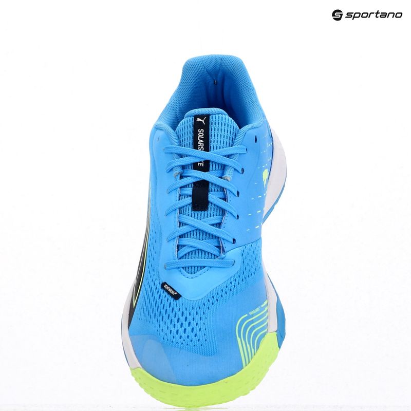 Кросівки спортивні для приміщень чоловічі PUMA Solarstrike III luminous blue/club navy/fizzy apple 18