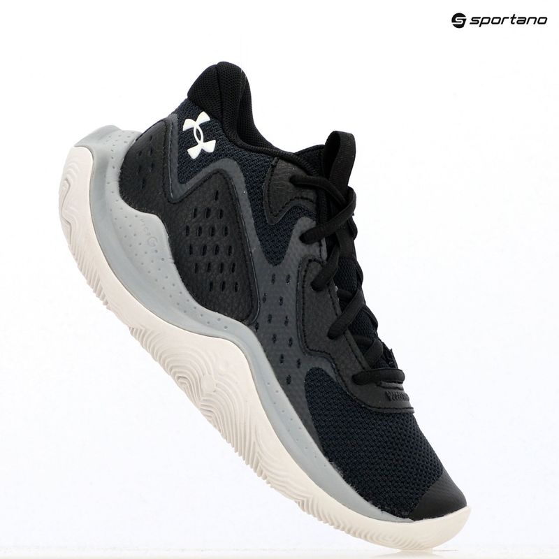 Кросівки баскетбольні дитячі Under Armour grade School Jet '23 black/jet gray/white 14