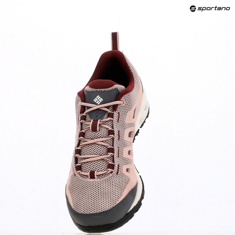 Кросівки туристичні жіночі Columbia Vapor Vent icy pink haze/chlanti 19