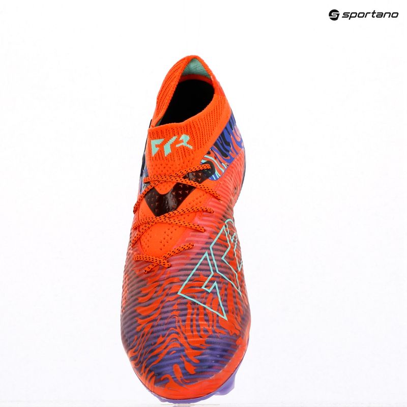 Кросівки футбольні чоловічі PUMA Future 8 Ultimate Creativity FG orange poppy/dark amethyst/electric peppermint/black 14