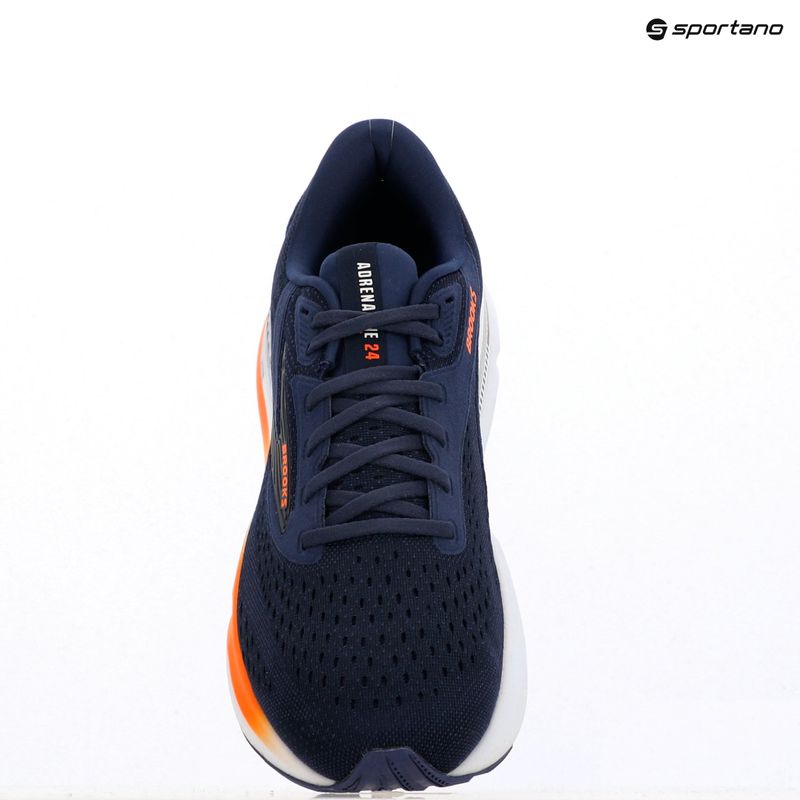 Кросівки для бігу чоловічі Brooks Adrenaline GTS 24 peacoat/orange /white 16