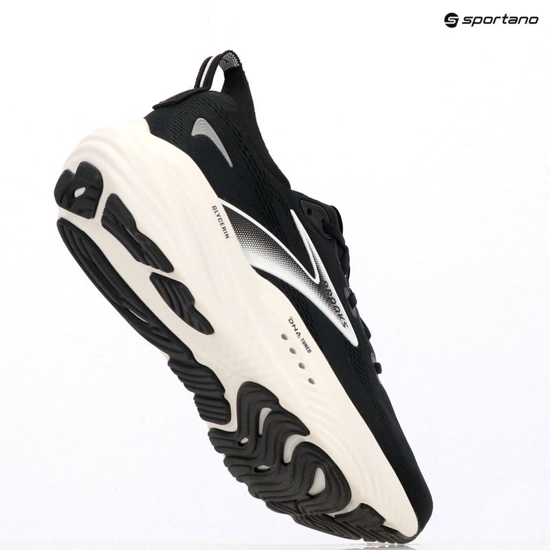 Кросівки для бігу чоловічі Brooks Glycerin 22 black/grey/white 15
