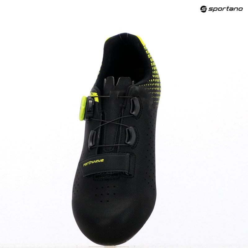 Кросівки велосипедні чоловічі Northwave Core Plus 2 black/yellow fluo 12