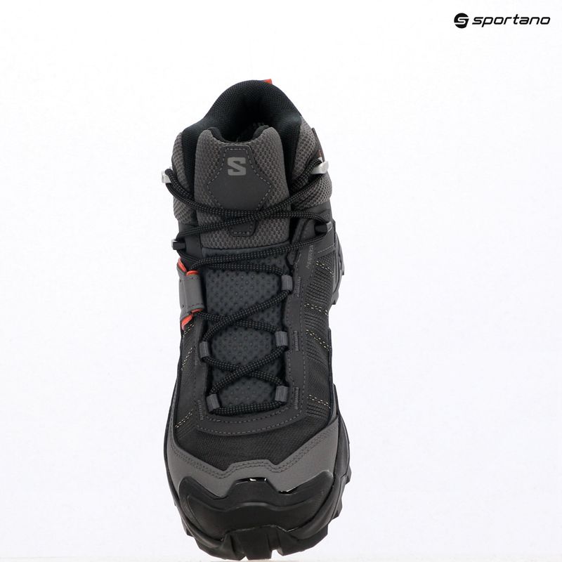 Чоловічі трекінгові черевики Salomon X Ultra 5 MID GTX асфальт / кастерок / палена охра 11