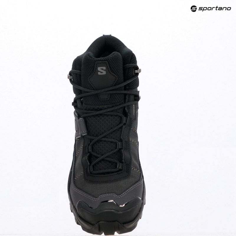 Чоловічі трекінгові черевики Salomon X Ultra 5 MID GTX чорні / асфальт / замок 11