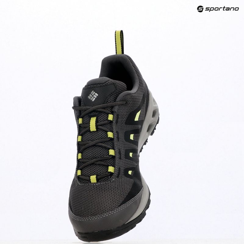 Кросівки туристичні чоловічі Columbia Vapor Vent dark grey/napa green 10