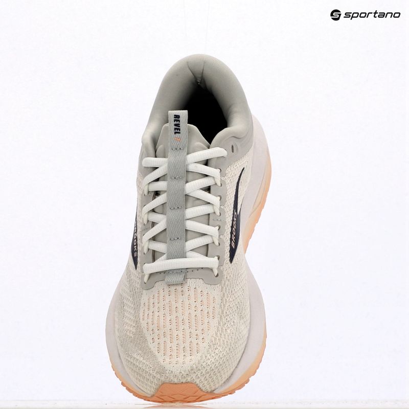 Кросівки для бігу жіночі Brooks Revel 7 oyster/white/tropical peach 16