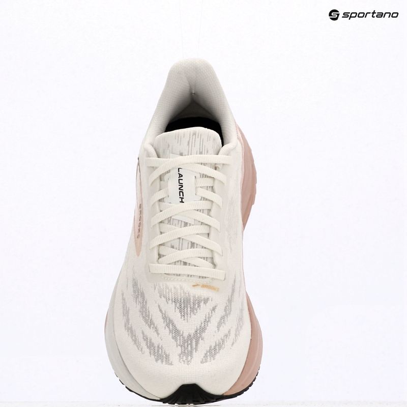 Кросівки для бігу жіночі Brooks Launch 11 white/gold/pink 9