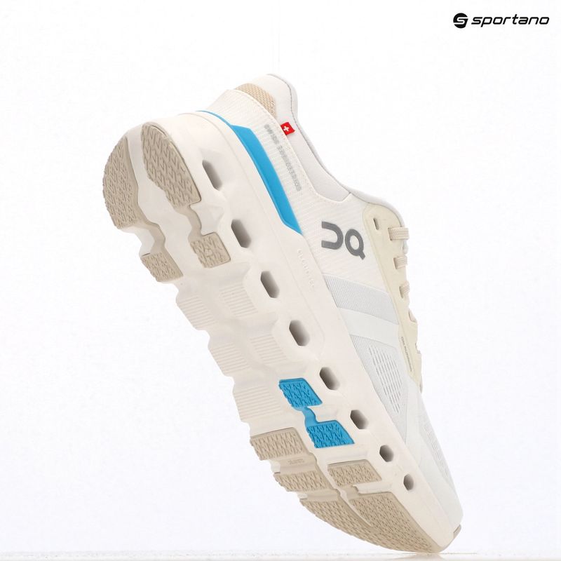 Кросівки для бігу жіночі On Cloudrunner 2 white/horizon 9