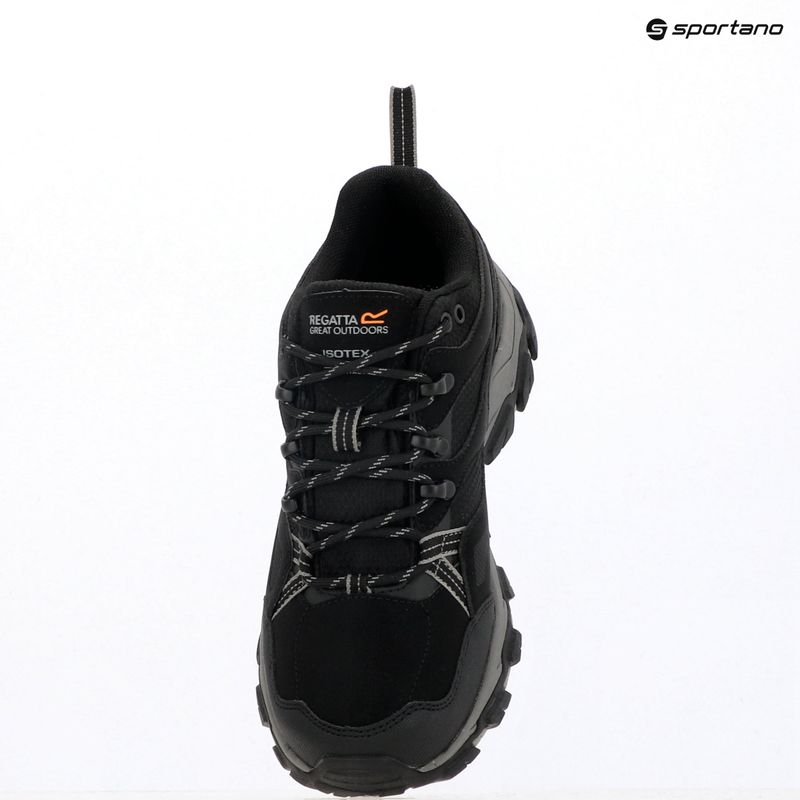 Черевики трекінгові чоловічі REGATTA Holcombe III Low black/granite 10