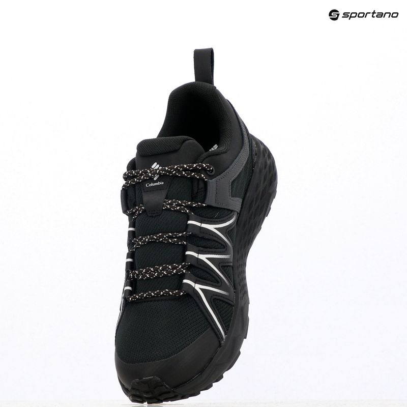 Кросівки туристичні чоловічі Columbia Peakfreak Roam Waterproof black/silver grey 19