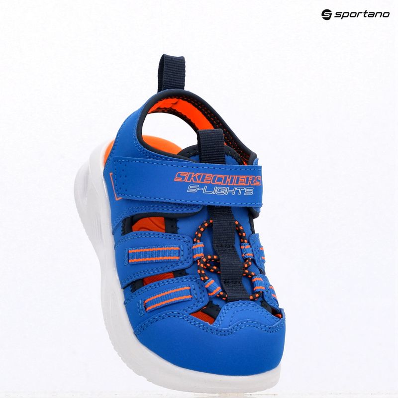 Сандалі дитячі SKECHERS S-Lights Sola Glow blue/lime 4