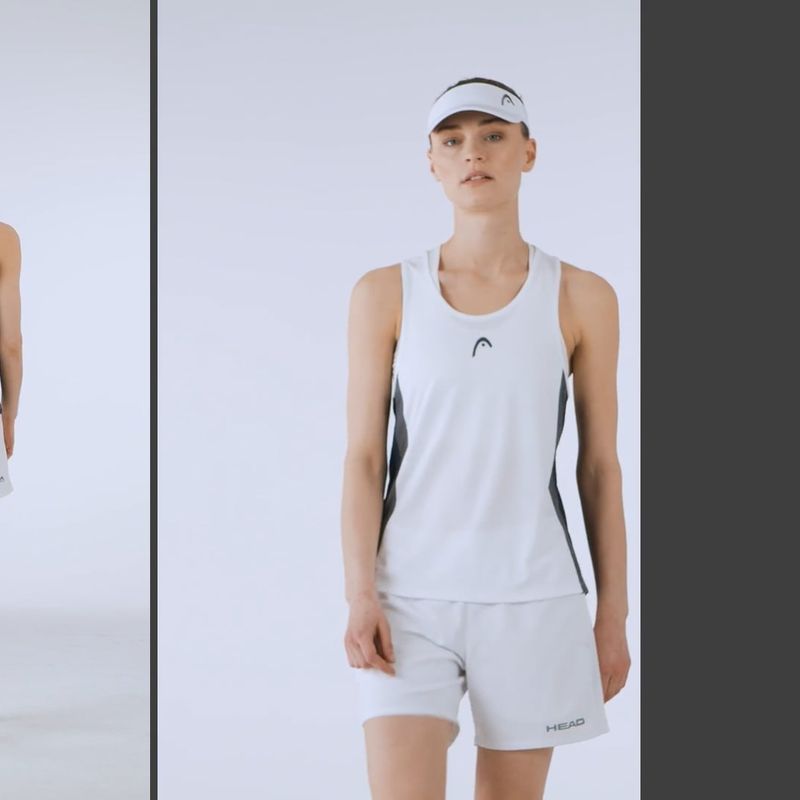 Топ тенісний жіночий HEAD Club 25 Tech Топ W white 5