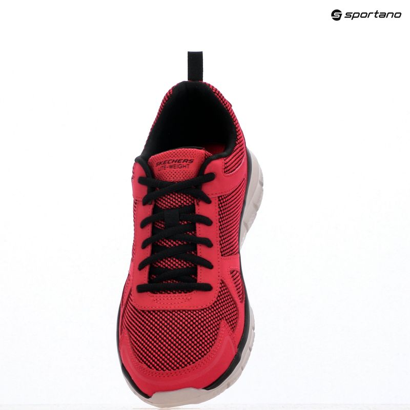 Чоловічі кросівки SKECHERS Track Bucolo червоно-чорні 14