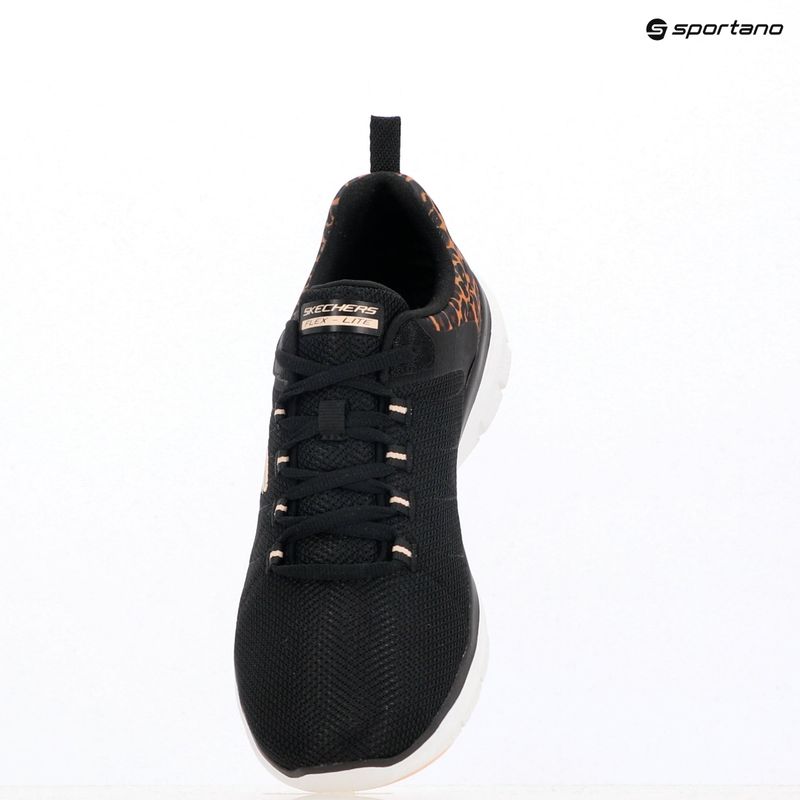 Кросівки жіночі SKECHERS Flex Appeal 4.0 Wild Ballad black/leopard 9