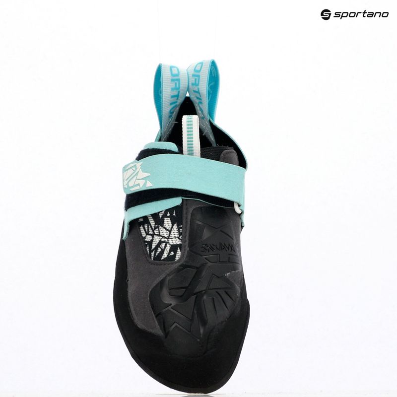 Взуття для скелелазіння жіноче La Sportiva Skwama Vegan carbon / turquoise 11