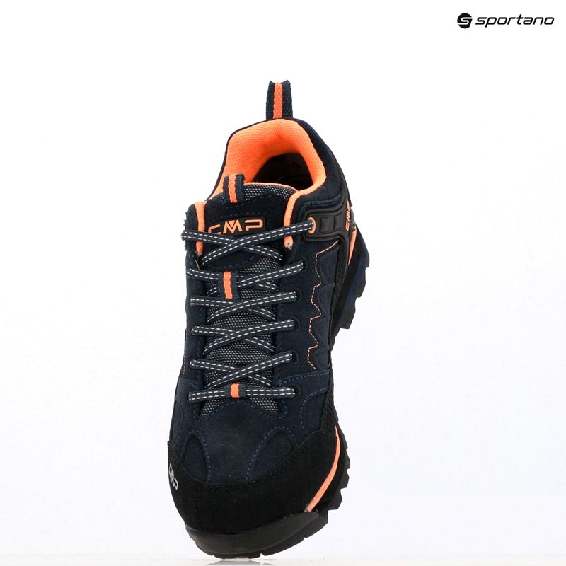 Жіночі трекінгові черевики CMP Moon Low Wp blue ink/sunrise 9